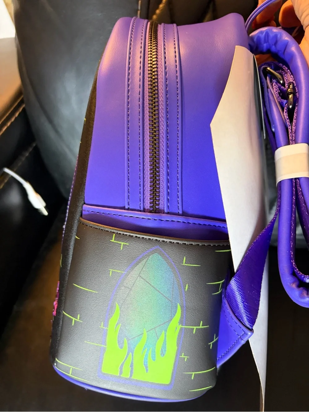 Loungefly Disney Villains Lenticular Mini Backpack Glow Maleficent Evil Queen